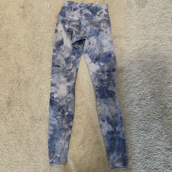 Lululemon Align Pant 25" Diamond Dye Iced Iris Peri Purple 4 - Picture 6 of 7